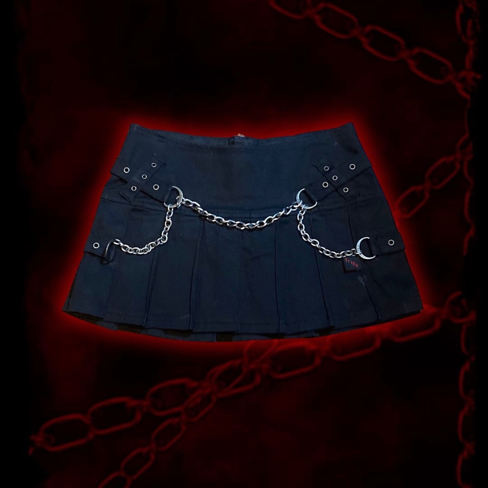 Vintage Tripp nyc black chain skirt